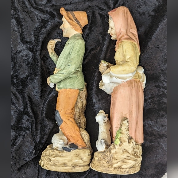 Ardco Accents Vintage Ardco Porcelain Old Couple Figurines With Dog And Duck Poshmark